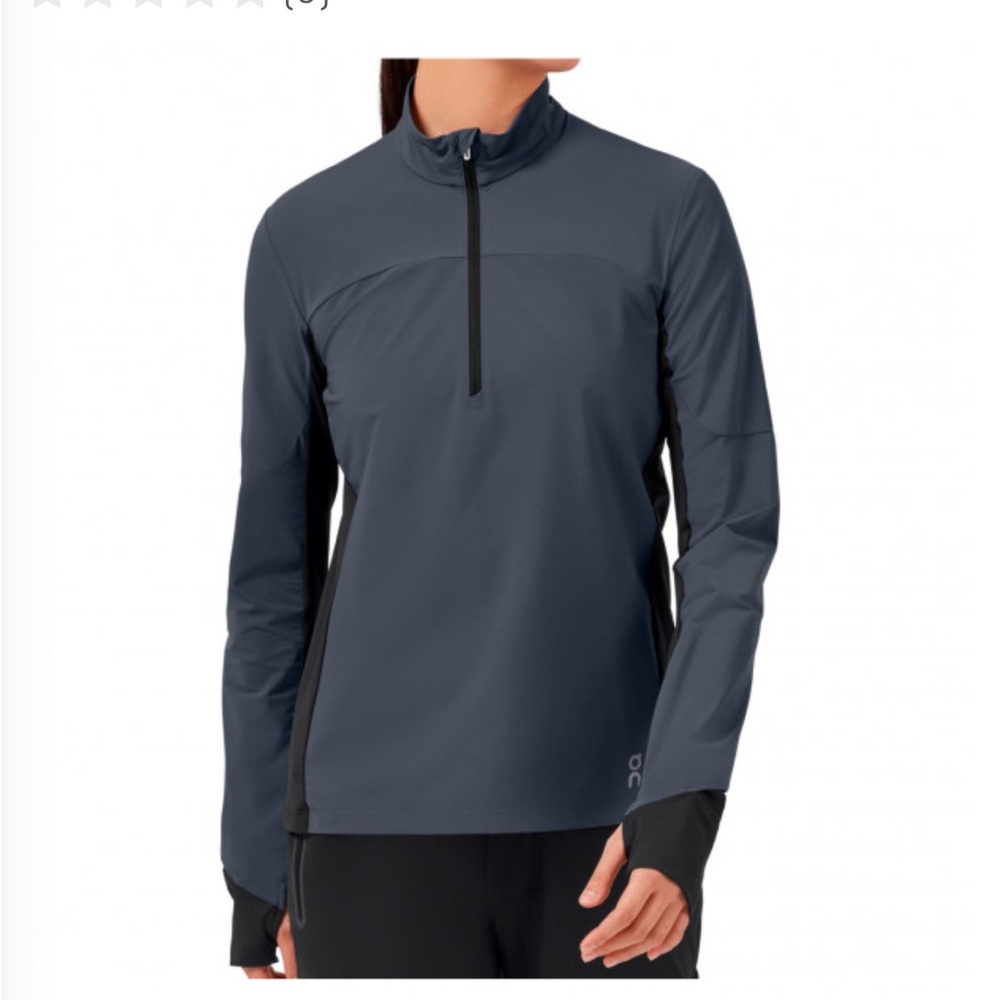 Trail Breaker Women's Gray Pullover windproof jacket from On running